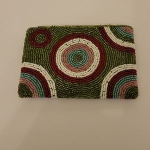 Two 's company Beaded clutch